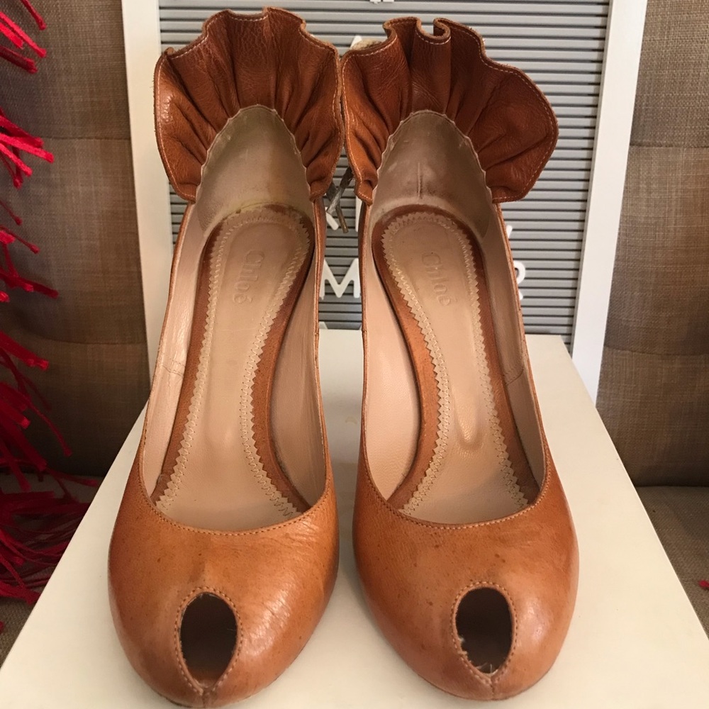 Chloe Super beautiful Leather heels